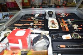 Hundreds of watches