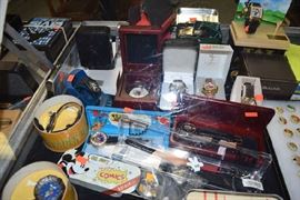 Mickey, Goofy, Pluto, Taz, many watches