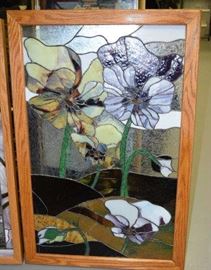 Leaded glass window