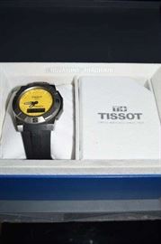 Tissot Watch yellow center