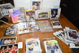 Hockey trading cards