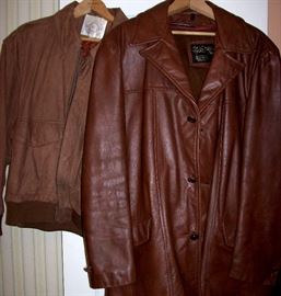 Two more leather coats