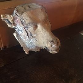 17th Century Wood head Slovenia