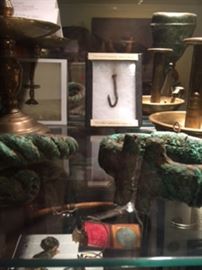 Civil War hook, bronze ware