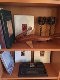 Nude artwork, Antique pen/ink set