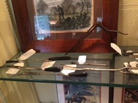 Gutta-percha handles on Civil War medical instruments SOME ARE LEFT