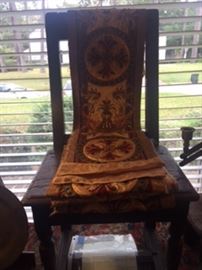 Chaise Lorraine Chair/Antique Vestments
