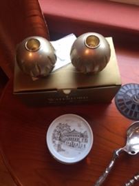 Waterford Christmas Ball Candlesticks