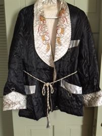 Silk Smoking Jacket