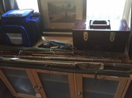 Many English fly rods