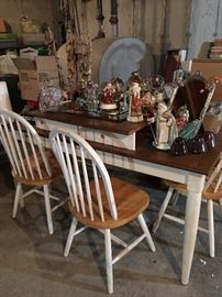 Country Dining Table with Chairs