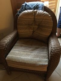 Out door patio chair with matching sofa