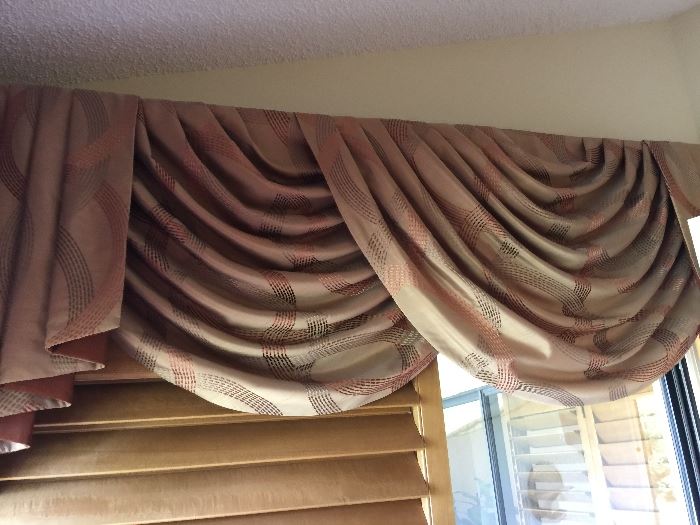 Matching valances...there are 2 of them if you have a larger window