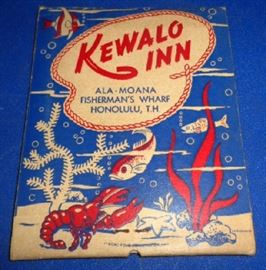 WWII-era Hawaiian Matchbook