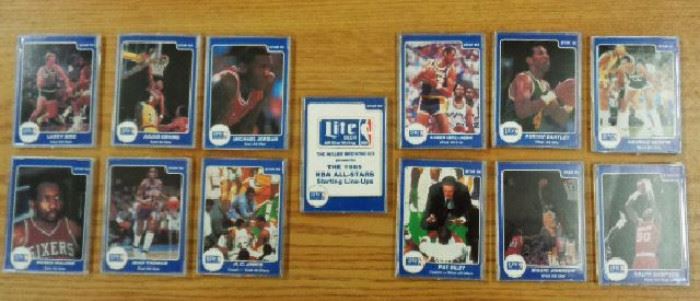 RARE Star 85 Lite Beer NBA All-Stars Trading Card Collection, Complete (includes RARE Michael Jordan card)