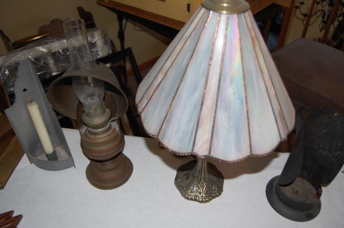Vintage lamps and lanterns