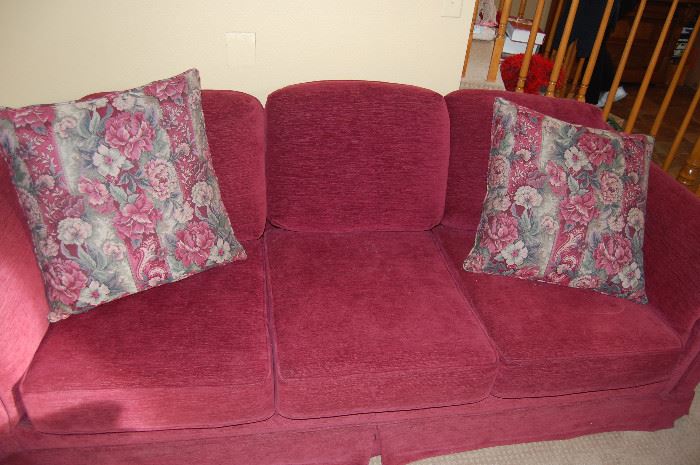 Upholstered couch 