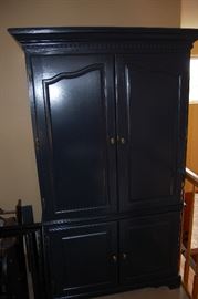 Black armoire