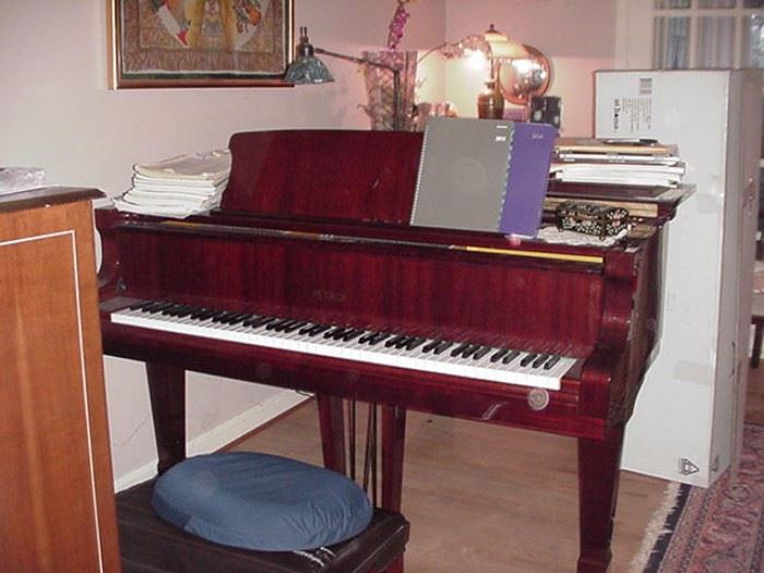 Petrof baby grand or studio piano