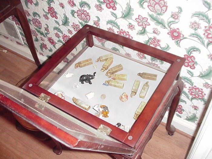 Display box and censor seals and other small collectibles