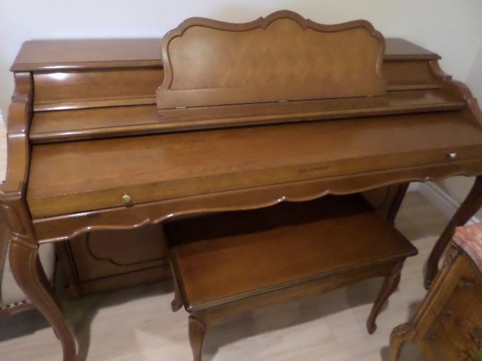 Baldwin Piano with Matching Bench  $ 450