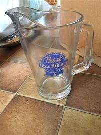 Pabst Glass Pitcher
