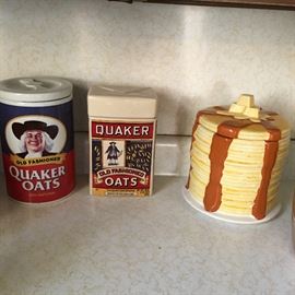Quaker Oats Cookie Jars