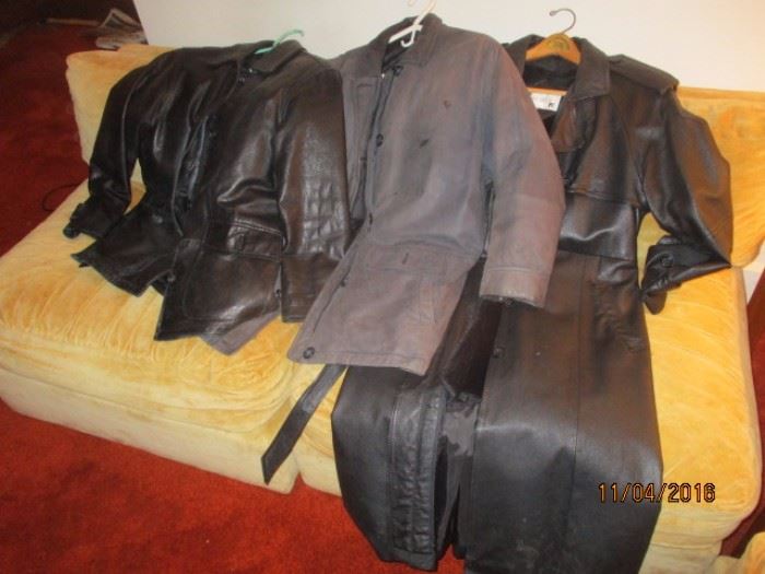 AND SOME LEATHER COATS