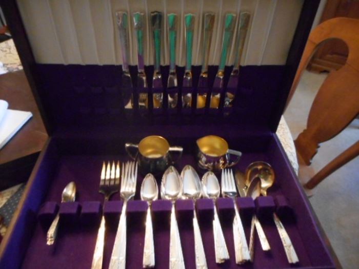 Nobility silver plate 66 pc set 