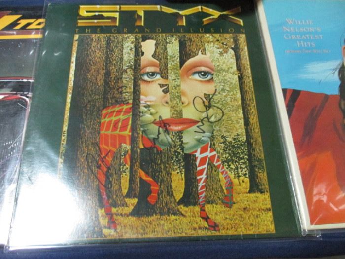Signed Styx album