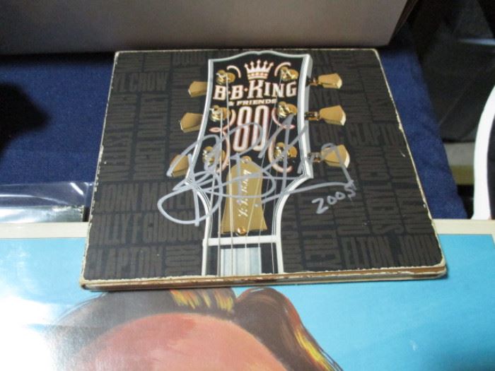 Signed BB King music CD