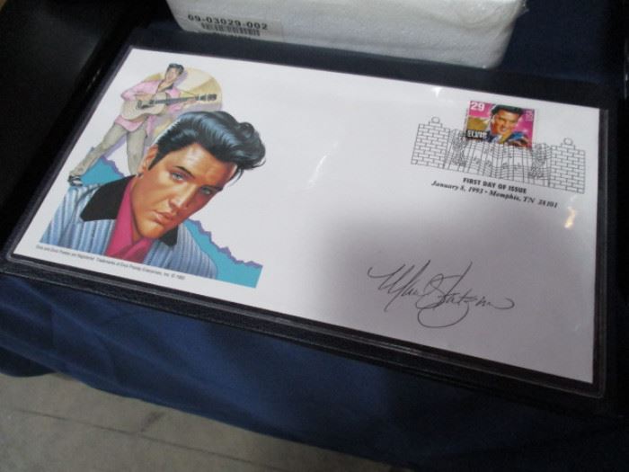 Elvis stamps first day issue