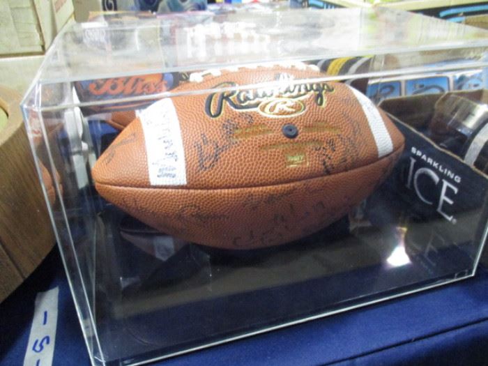 Signed Chicago Bliss football