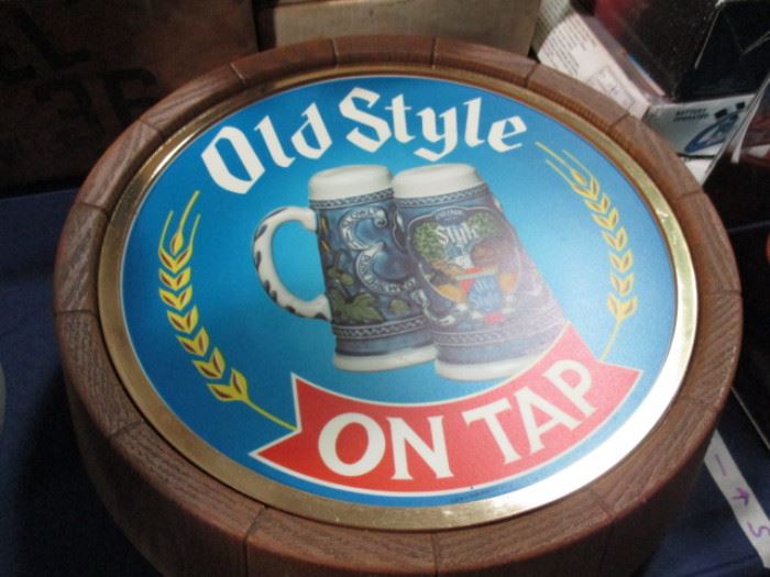 Old Style beer sign