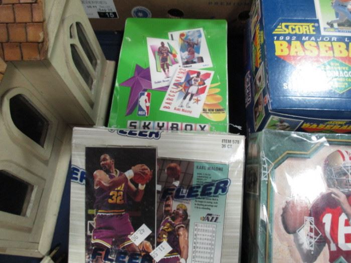Unopened basketball cards