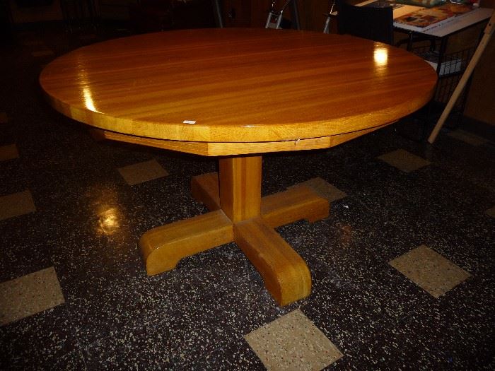 HEAVY WOOD TABLE-NO CHAIRS