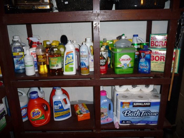 CLEANING SUPPLIES, PAPER GOODS