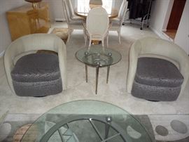 2 DESIGNER WEIMAN MATCHING CHAIRS