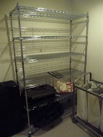 METAL SHELVING UNIT