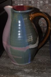 Mississippi Mud pottery pitcher...Alton