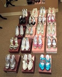 Ladies Dress Heels, Qty 19, Brands Include: Touch Ups and Dyeables, Assorted Sizes and Styles