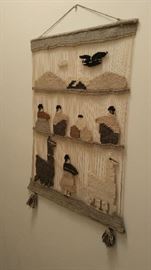 Alpaca weaving of Peruvian design