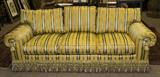 33. PAIR OF SILK UPHOLSTERED SOFAS