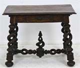 41. PORTUGUESE ROSEWOOD SIDE TABLE