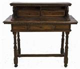 54. TUSCAN WALNUT WRITING TABLE