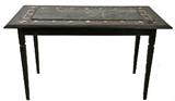 64. FLEMISH IVORY-INLAID EBONIZED SALON TABLE
