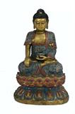 74. CHINESE CLOISONNE SEATED BUDDHA