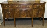82. GEORGE III MAHOGANY SIDEBOARD