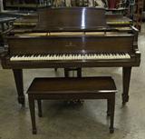 154. STEINWAY & SONS MAHOGANY CASE GRAND PIANO