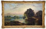 180. EDMUND DARCH LEWIS: "REFLECTIONS ON A LAKE"